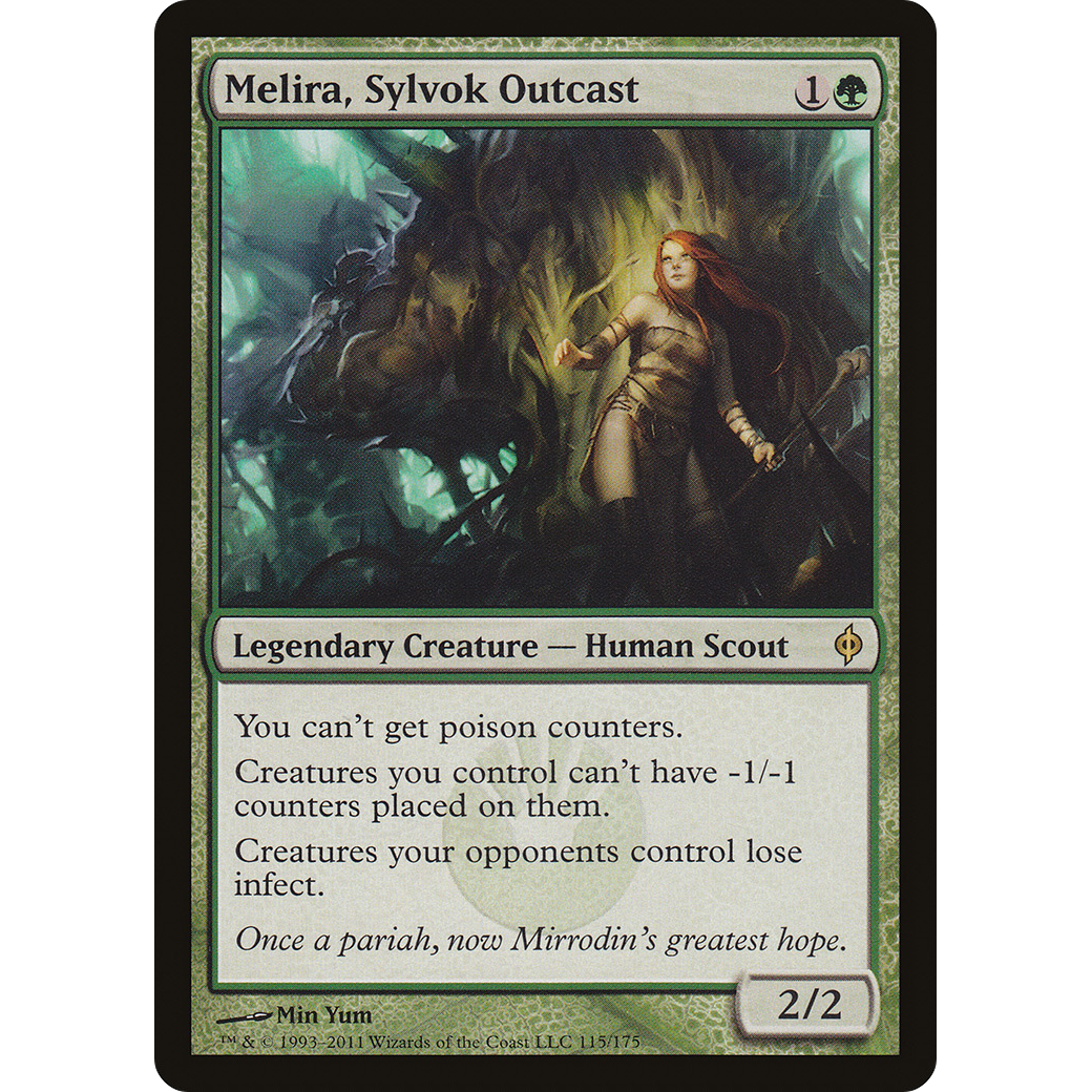 Melira, Sylvok Outcast (NPH-115) - New Phyrexia Foil