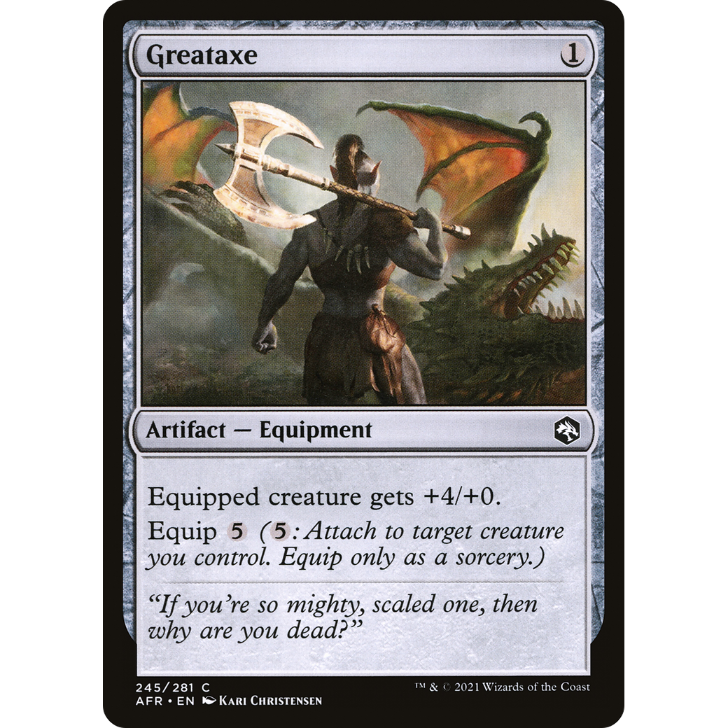 Greataxe (AFR-245) - Adventures in the Forgotten Realms Foil