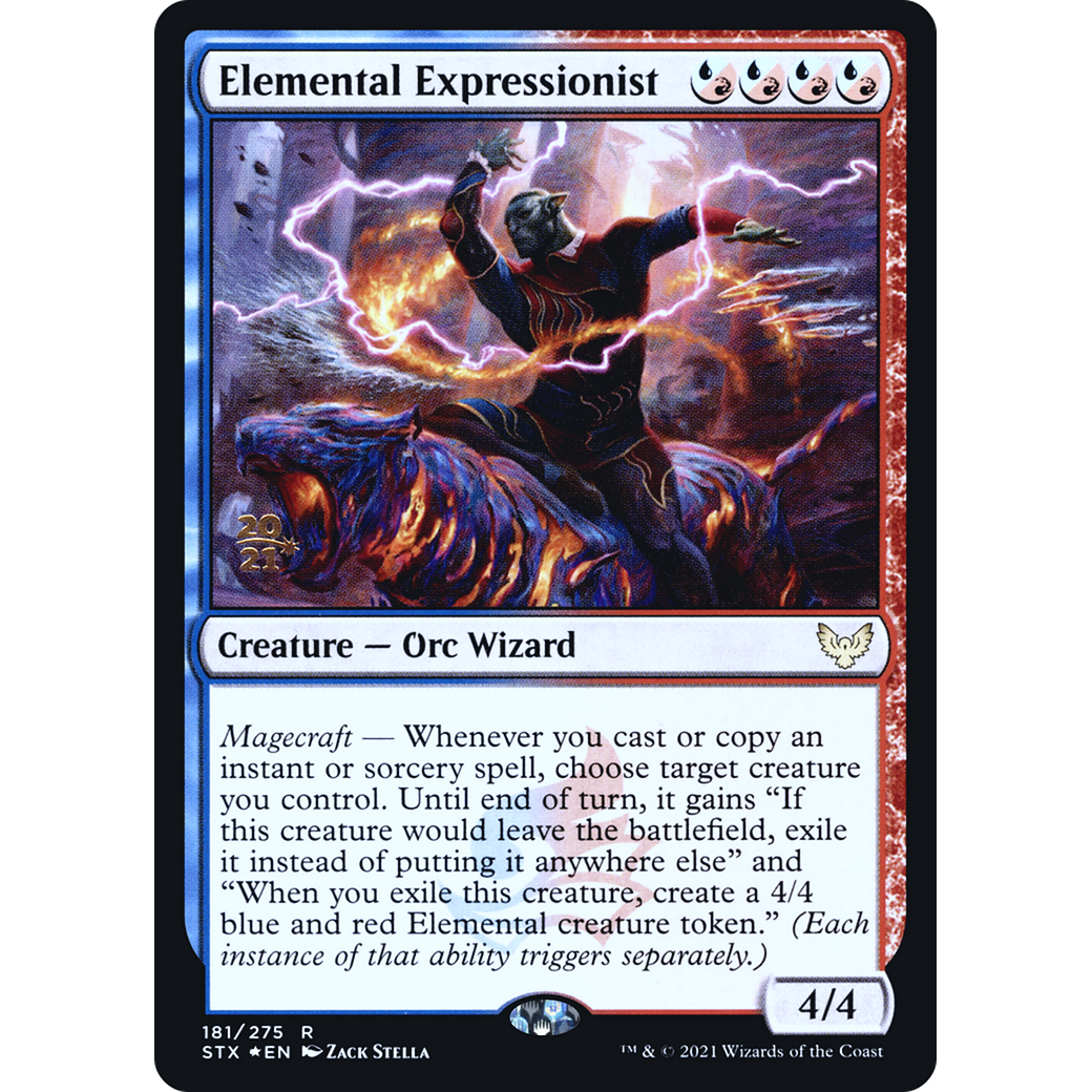 Elemental Expressionist (PRE-181) - Strixhaven: School of Mages Promos Foil