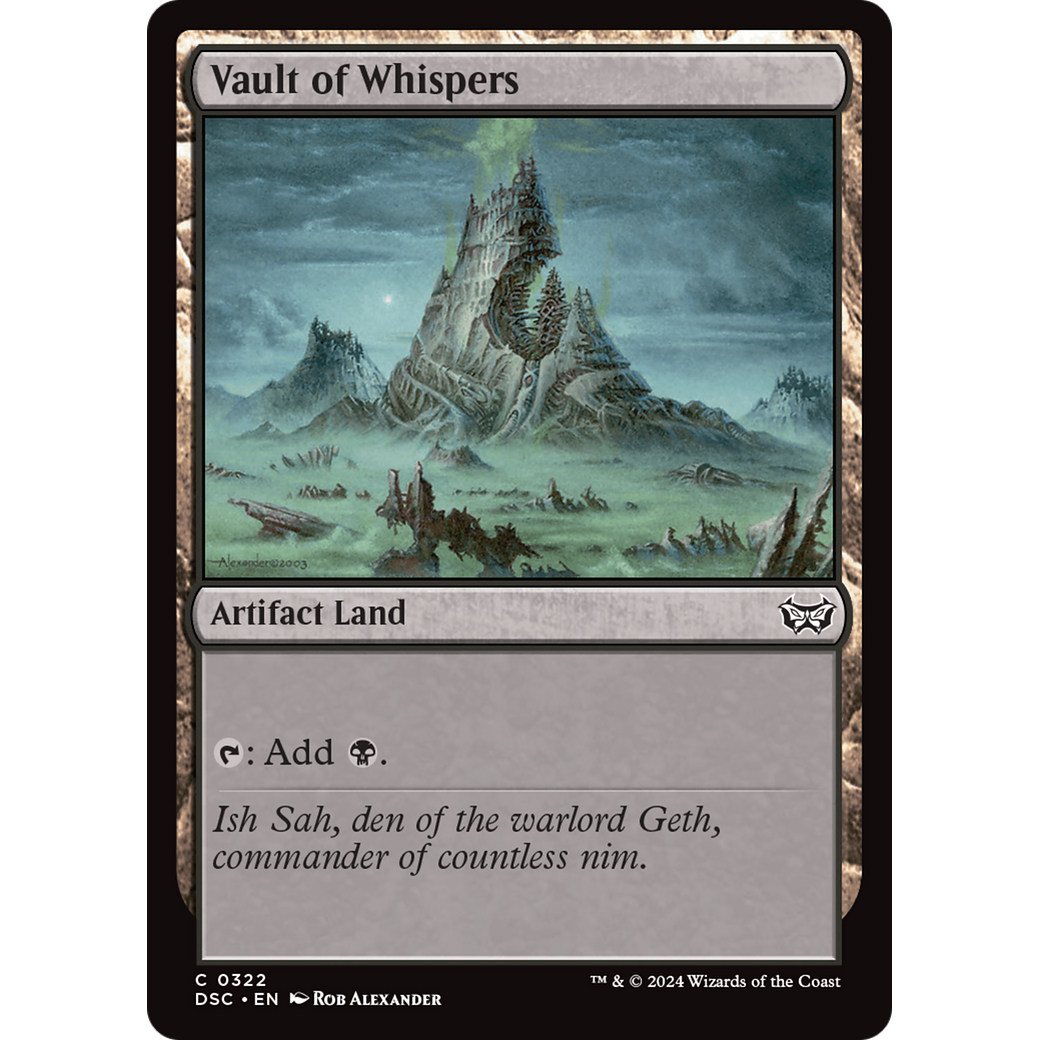 Vault of Whispers (DSC-322) - Duskmourn: House of Horror Commander