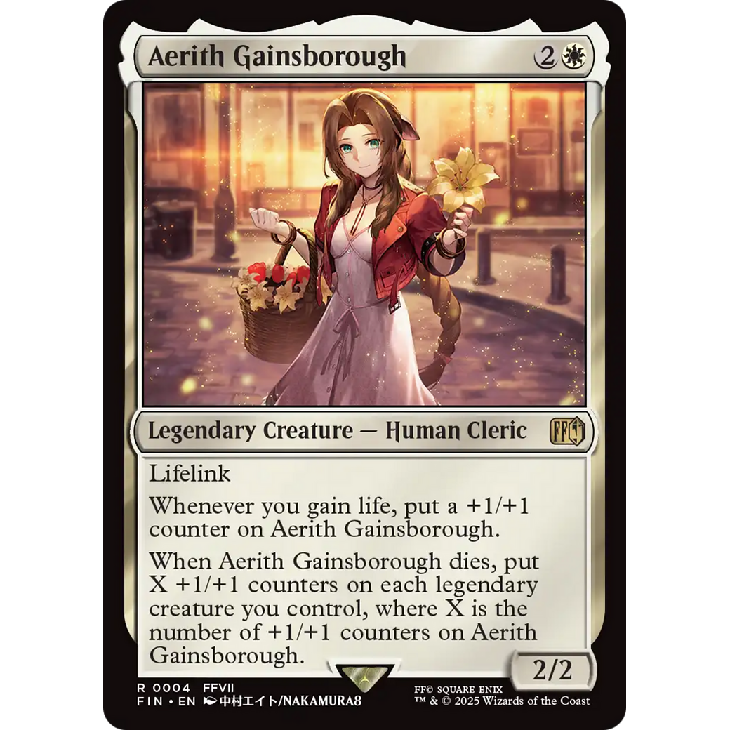 Aerith Gainsborough (FIN-004) - FINAL FANTASY Foil