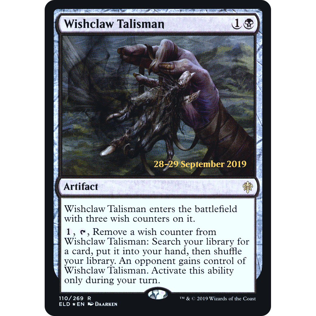 Wishclaw Talisman (PRE-110) - Throne of Eldraine Promos Foil