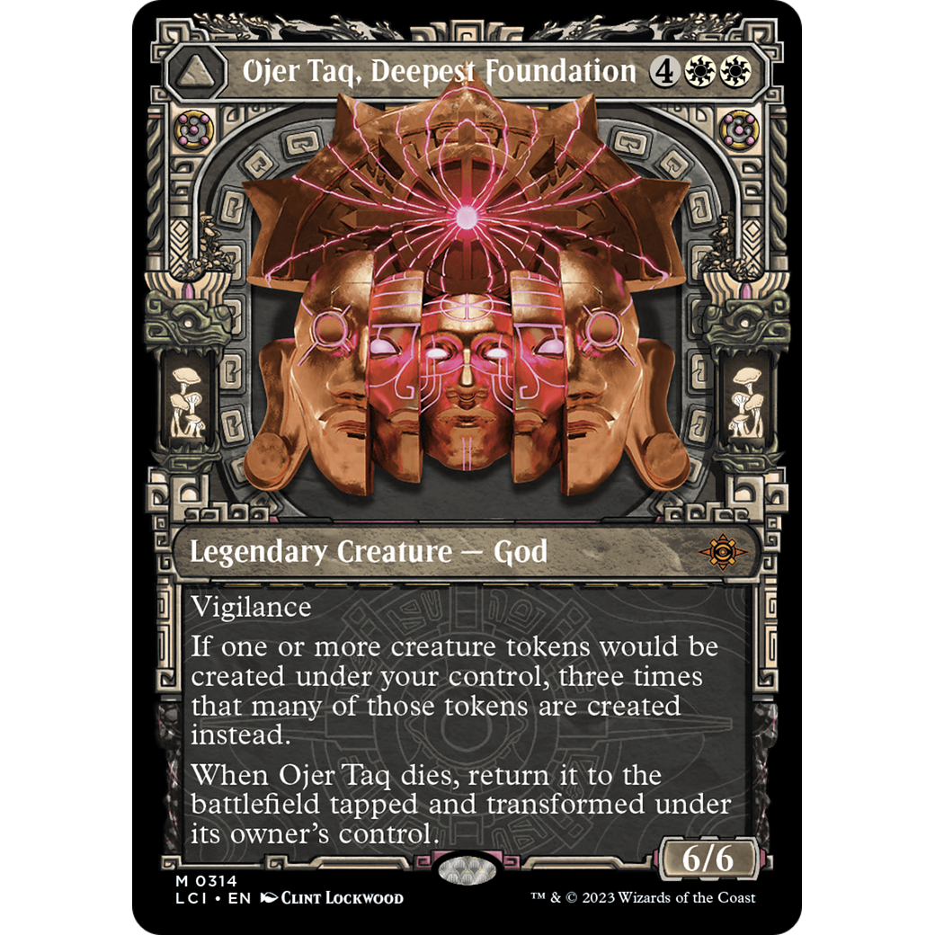 Ojer Taq, Deepest Foundation // Temple of Civilization (LCI-314) - The Lost Caverns of Ixalan: (Showcase) Foil