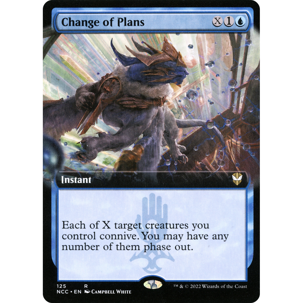 Change of Plans (Extended Art) (NCC-125) - New Capenna Commander: (Extended Art)