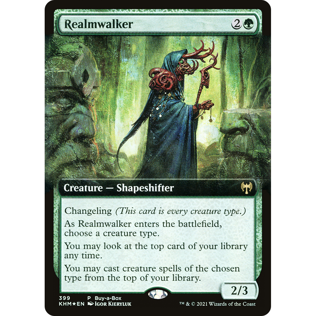 Realmwalker (BABP-399) - Kaldheim: (Extended Art) Foil