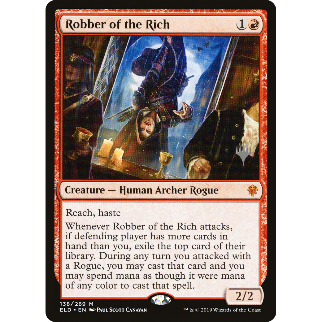 Robber of the Rich (PPELD-138) - Throne of Eldraine Promos Foil