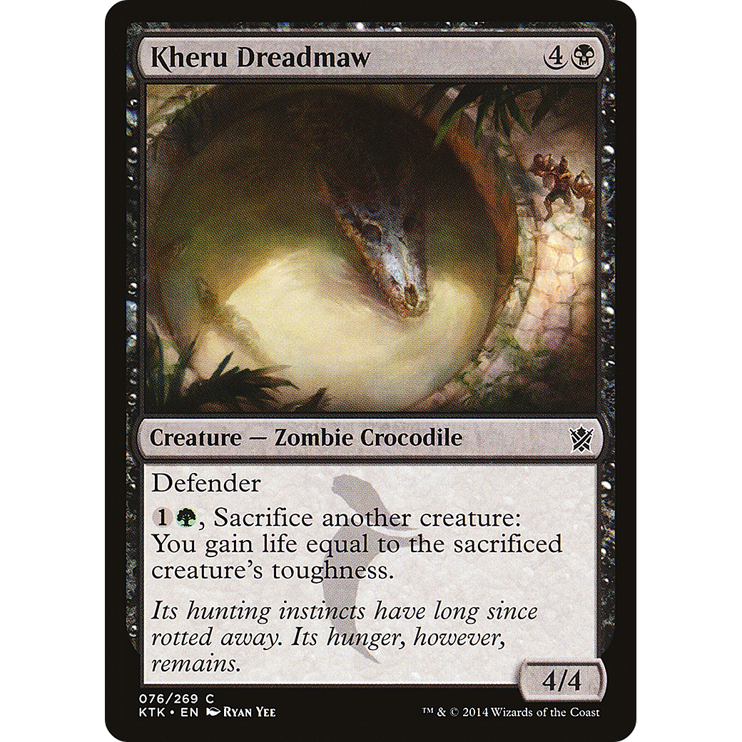 Kheru Dreadmaw (KTK-076) - Khans of Tarkir Foil