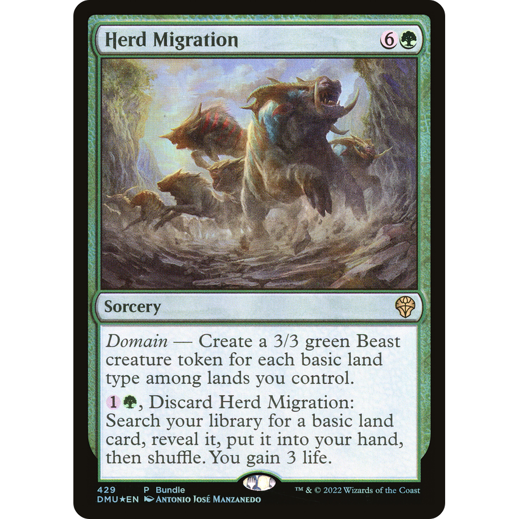 Herd Migration (DMU Bundle) (UMP-429) - Dominaria United Foil