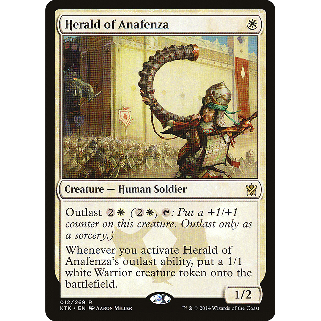 Herald of Anafenza (KTK-012) - Khans of Tarkir Foil