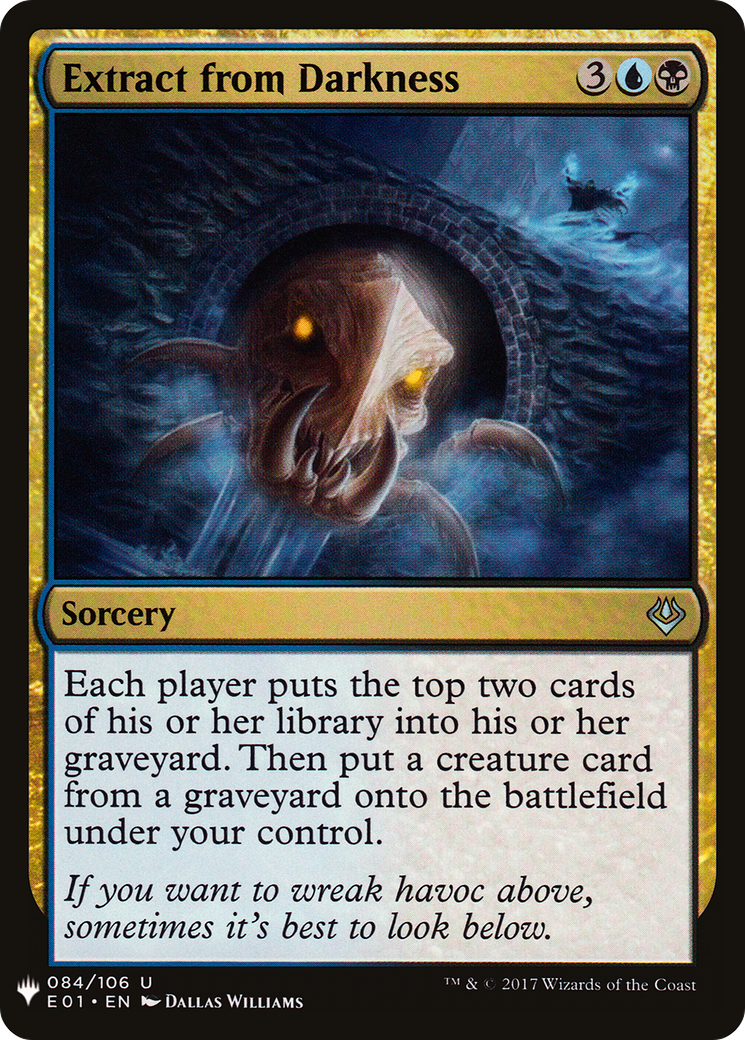 Extract from Darkness (LIST-084) - The List