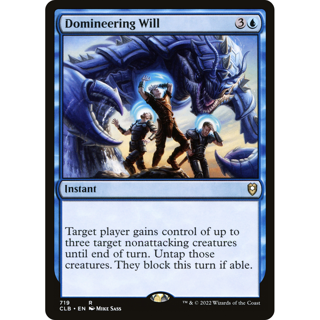 Domineering Will (CLB-719) - Commander Legends: Battle for Baldur's Gate
