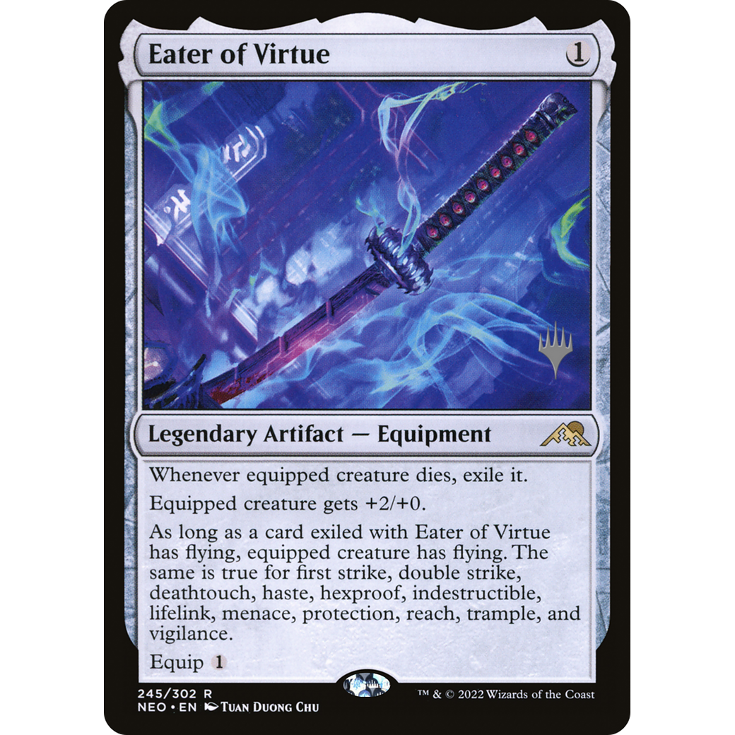 Eater of Virtue (PPNEO-245P) - Kamigawa: Neon Dynasty Promos