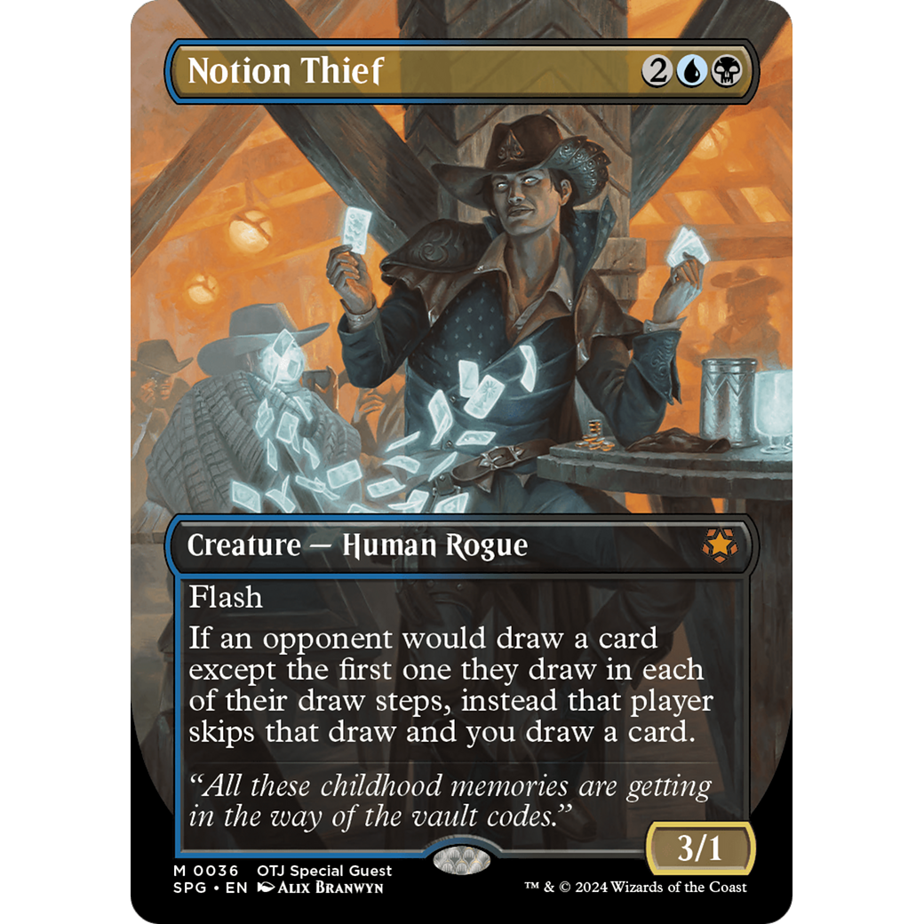 Notion Thief (Borderless) (SPG-036) - Special Guests (Borderless) Foil