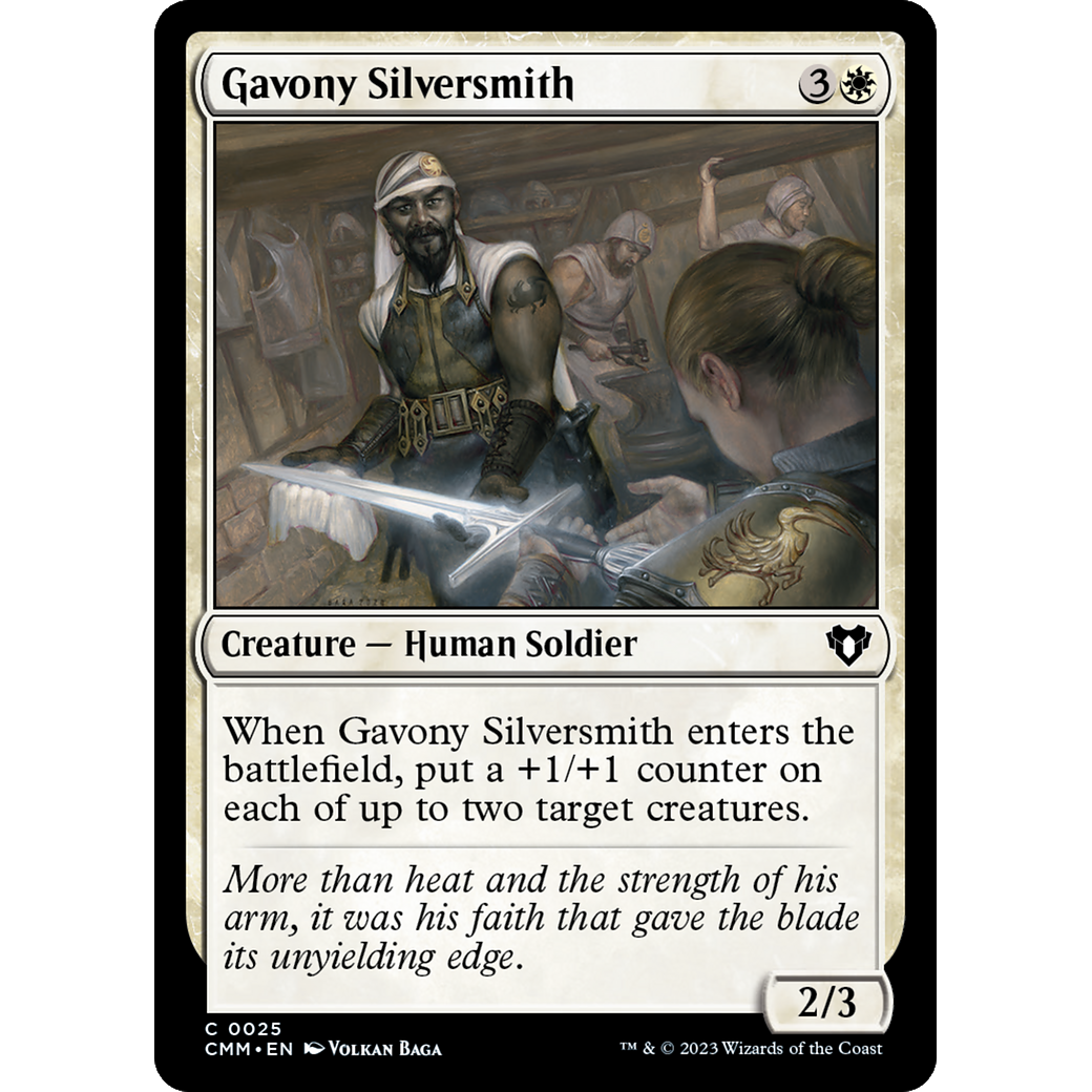 Gavony Silversmith (CMM-025) - Commander Masters