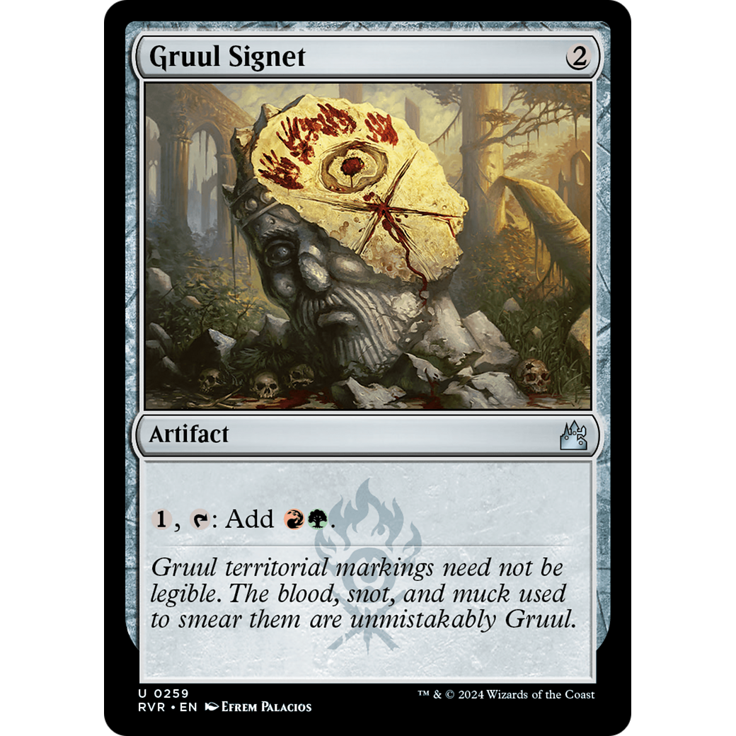 Gruul Signet (RVR-259) - Ravnica Remastered Foil