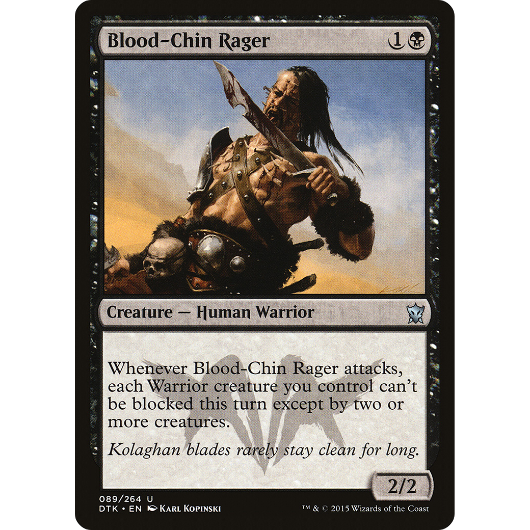 Blood-Chin Rager (DTK-089) - Dragons of Tarkir Foil
