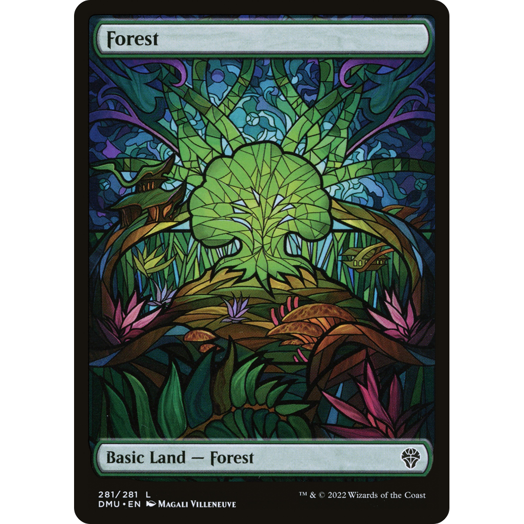 Forest (Showcase) (DMU-281) - Dominaria United Foil