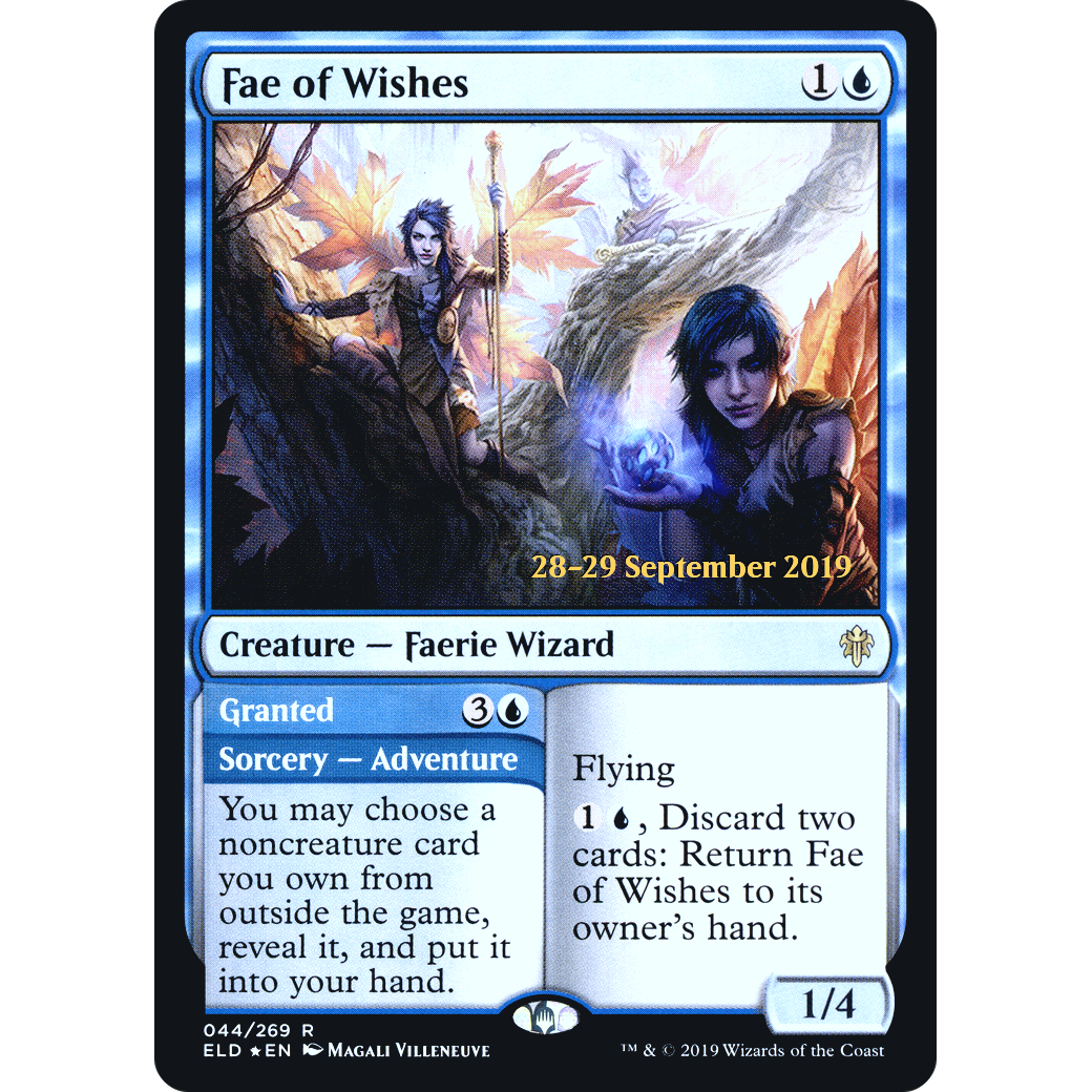 Fae of Wishes (PRE-044) - Throne of Eldraine Promos Foil