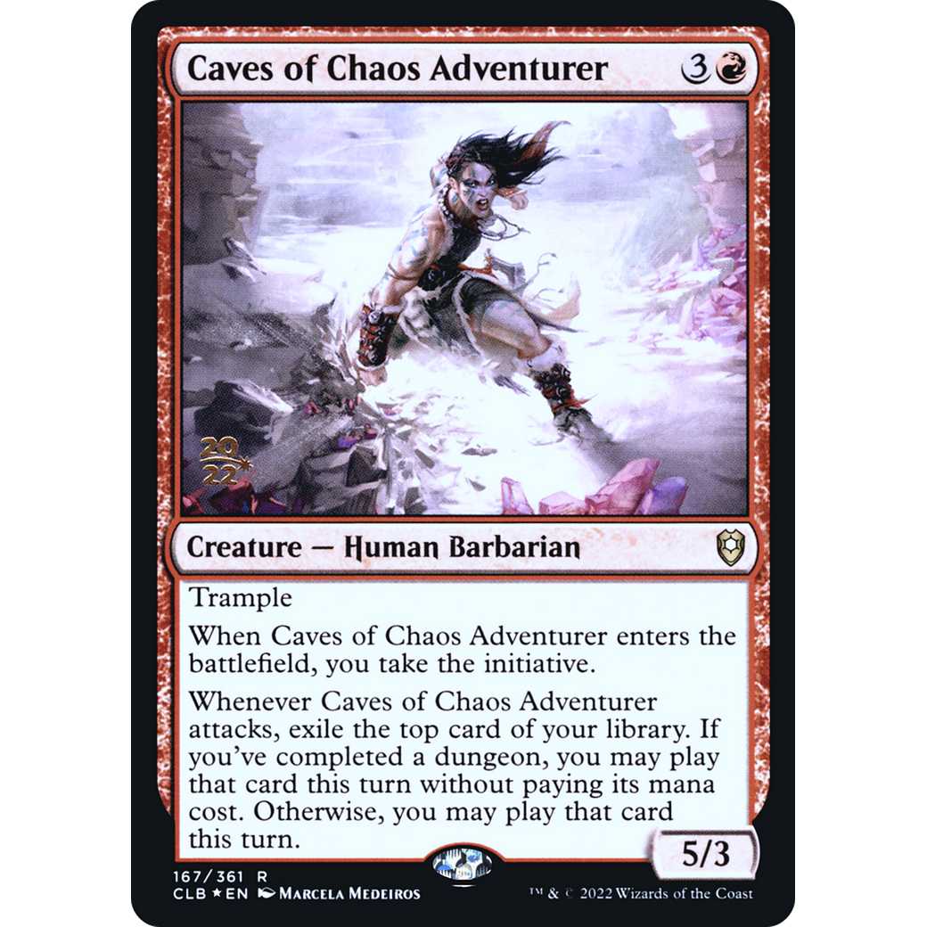 Caves of Chaos Adventurer (PRE-167S) - Battle for Baldur's Gate Promos Foil