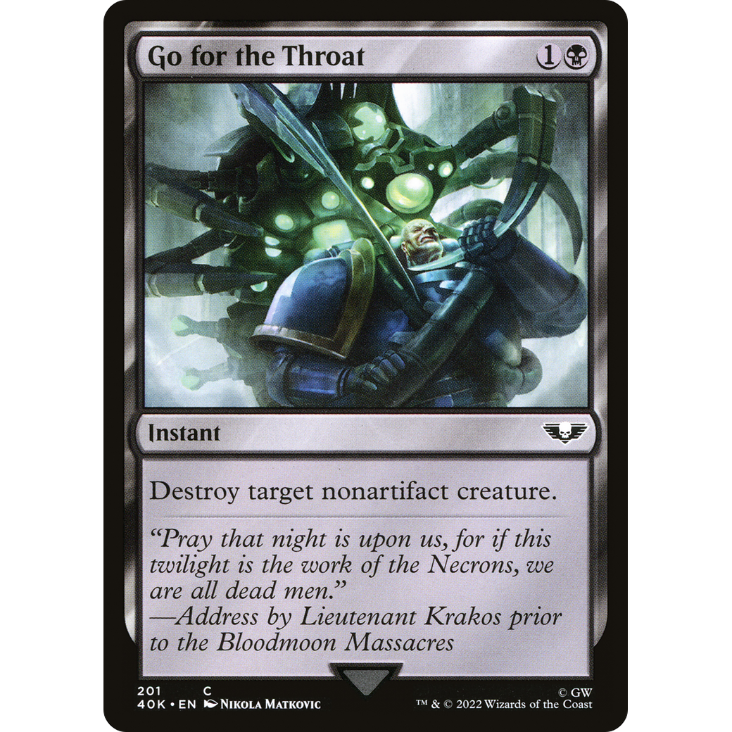 Go for the Throat (40K-201) - Warhammer 40,000 Commander