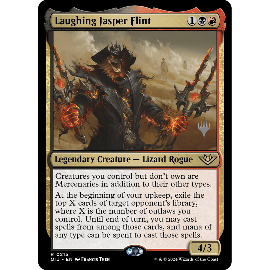 Laughing Jasper Flint (PPOTJ-215P) - Outlaws of Thunder Junction Promos