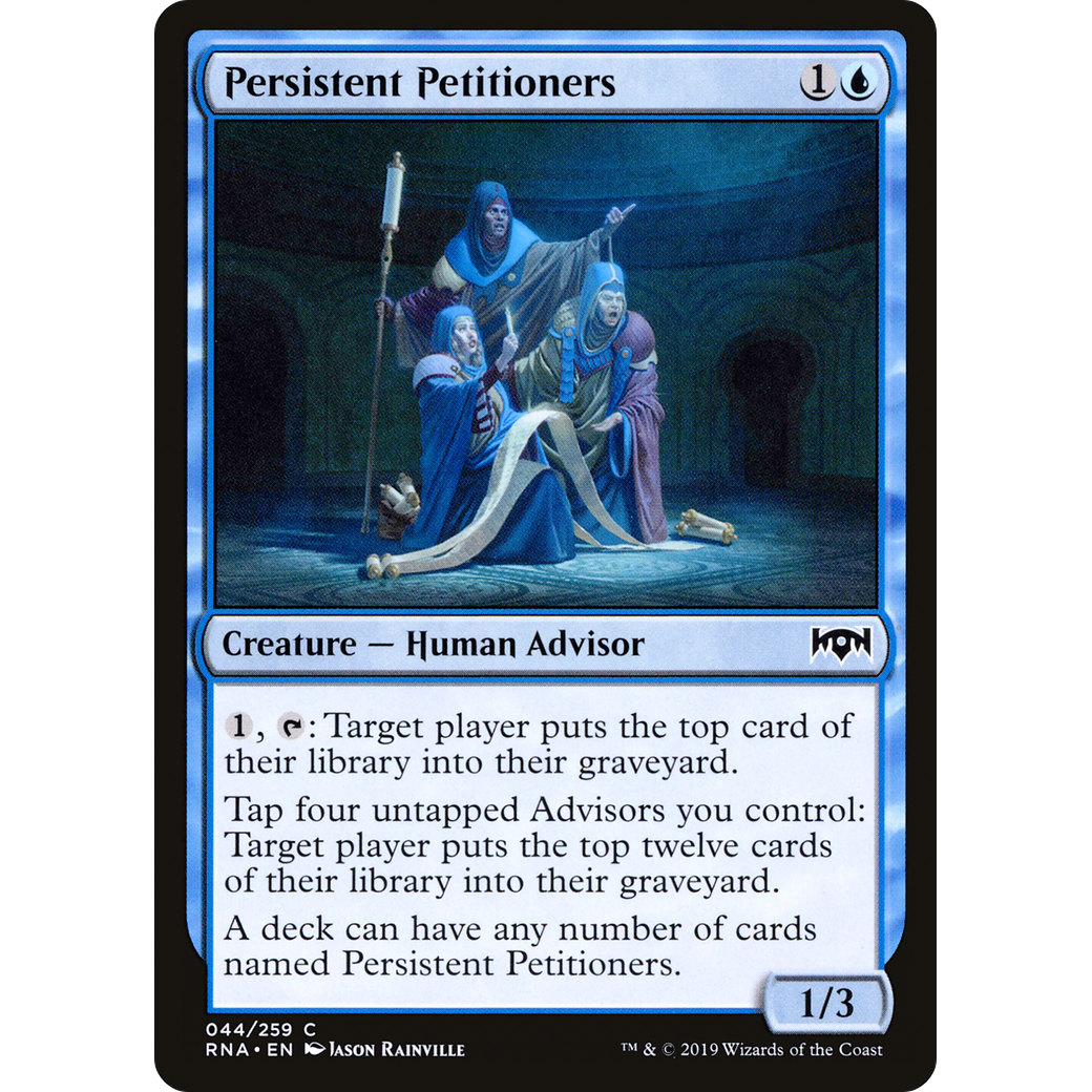 Persistent Petitioners (RNA-044) - Ravnica Allegiance Foil