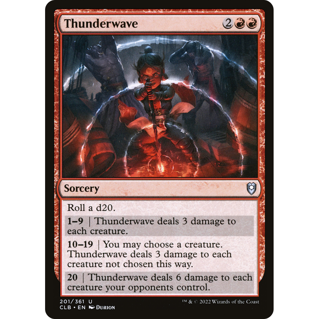 Thunderwave (CLB-201) - Commander Legends: Battle for Baldur's Gate