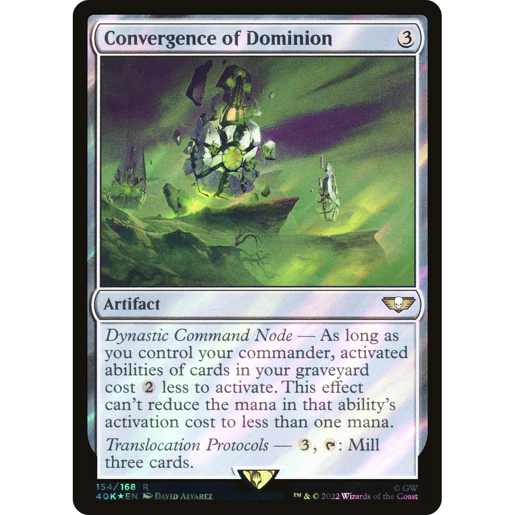 Convergence of Dominion (40K-154) - Warhammer 40,000 Commander Foil