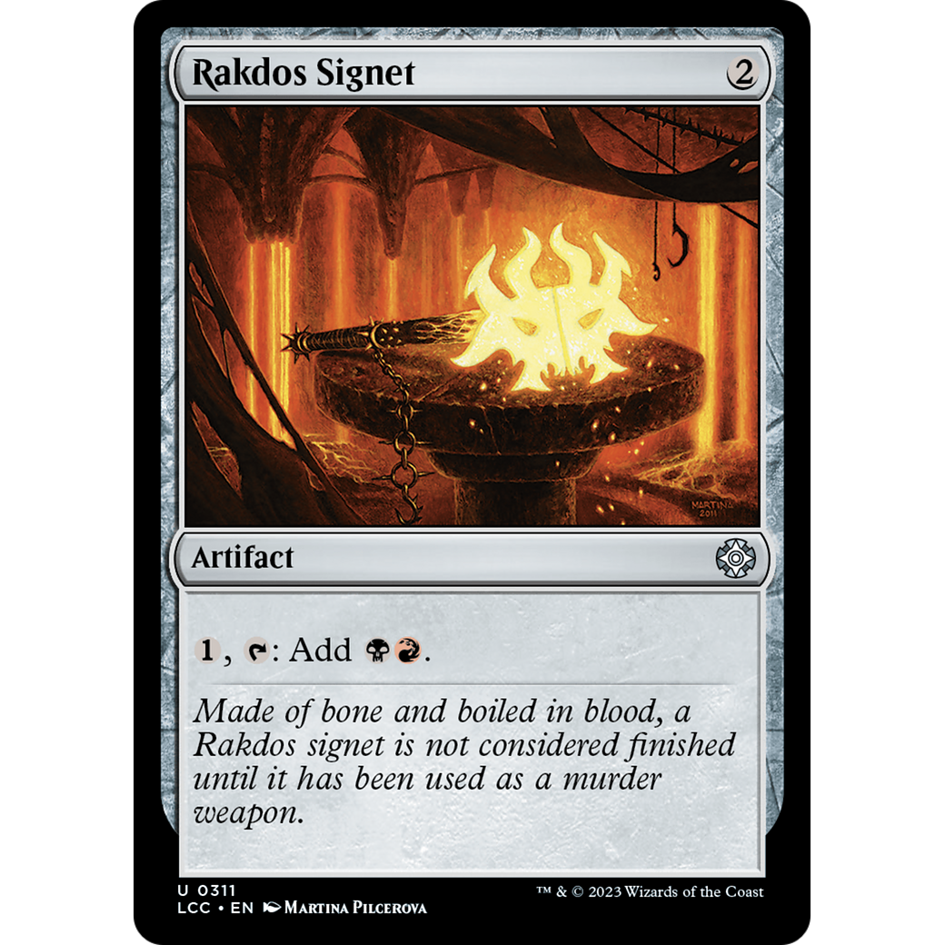 Rakdos Signet (LCC-311) - The Lost Caverns of Ixalan Commander