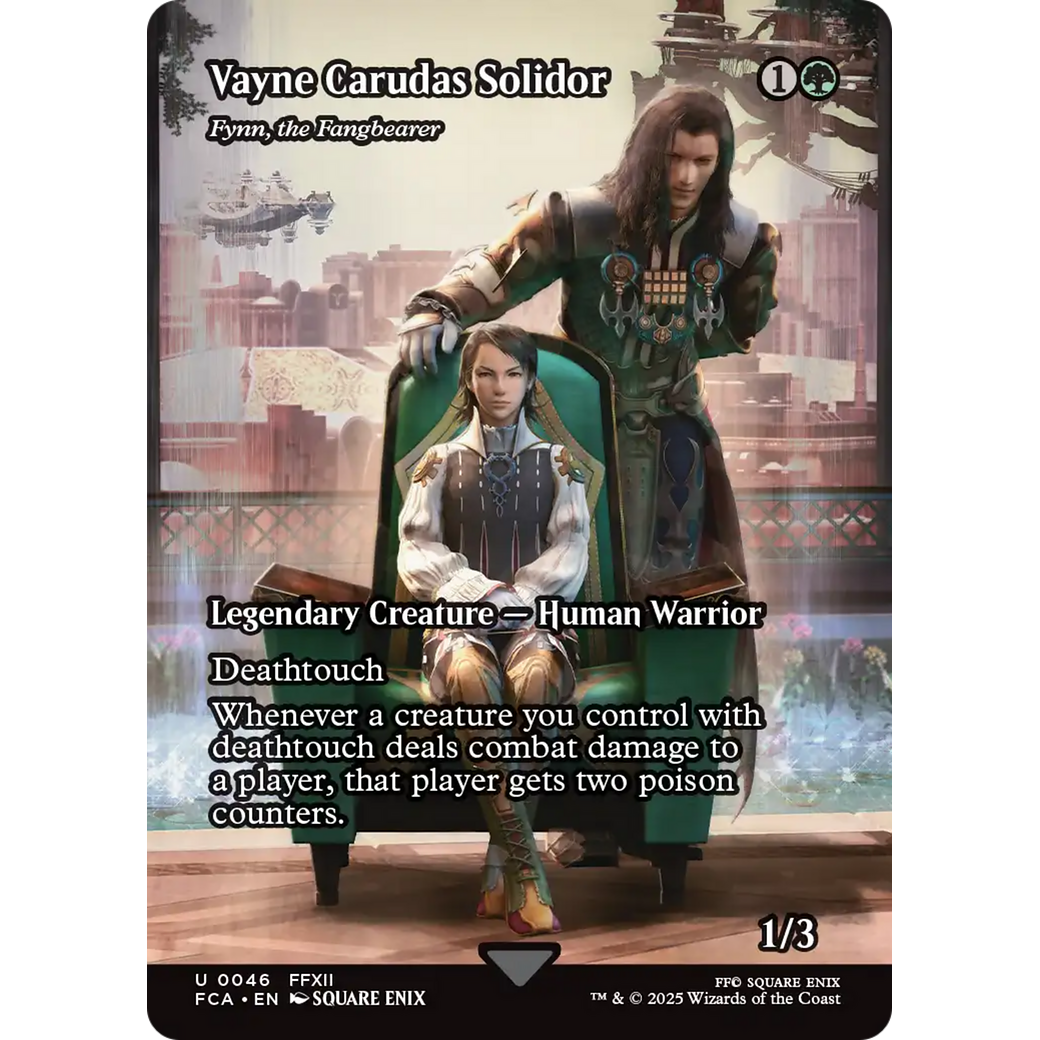 Vayne Carudas Solidor - Fynn, the Fangbearer (Showcase) (FCA-046) - FINAL FANTASY: Through the Ages / Vayne Carudas Solidor (Borderless)
