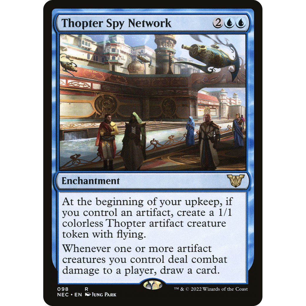 Thopter Spy Network (NEC-098) - Neon Dynasty Commander