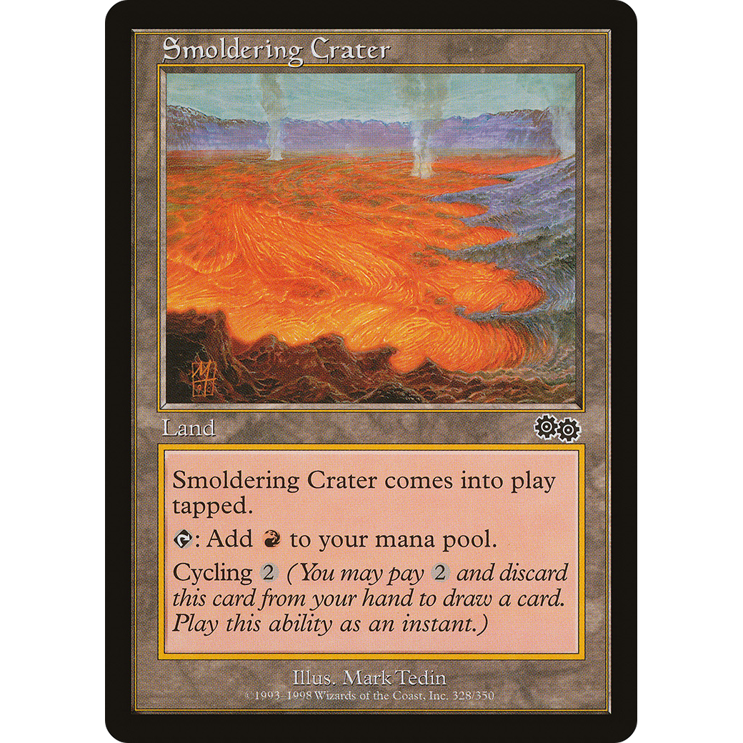 Smoldering Crater (USG-328) - Urza's Saga