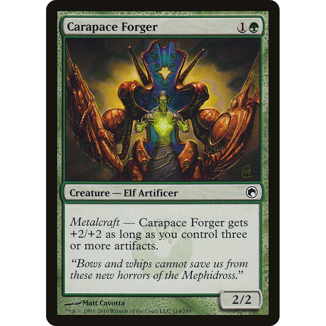 Carapace Forger (SOM-114) - Scars of Mirrodin