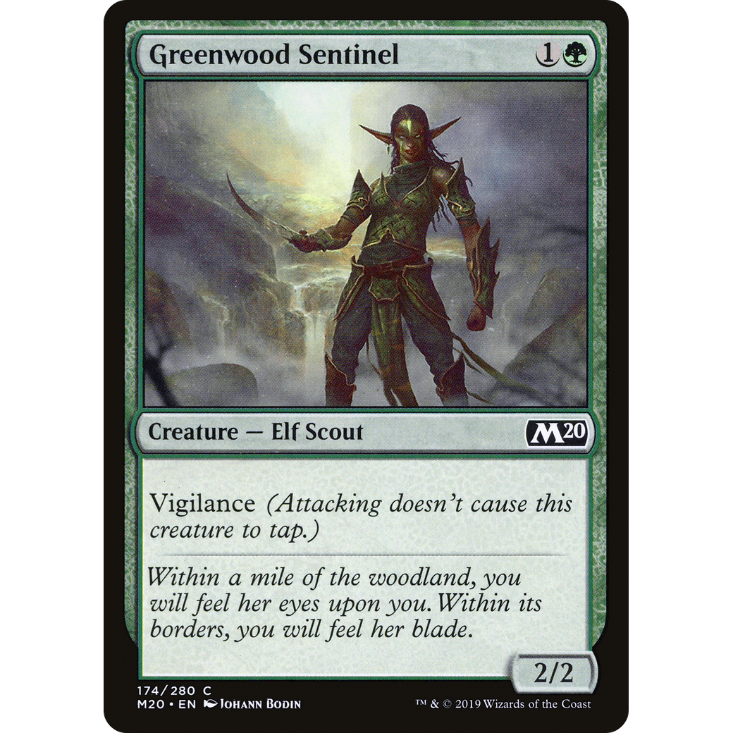 Greenwood Sentinel (M20-174) - Core Set 2020