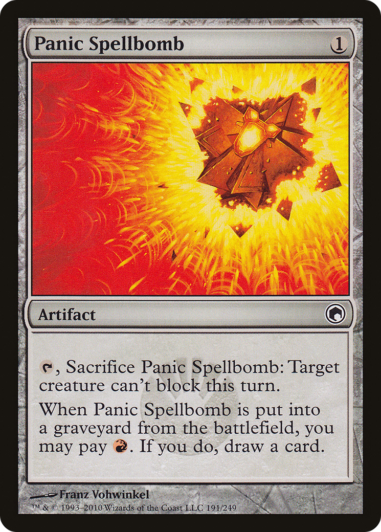 Panic Spellbomb (SOM-191) - Scars of Mirrodin