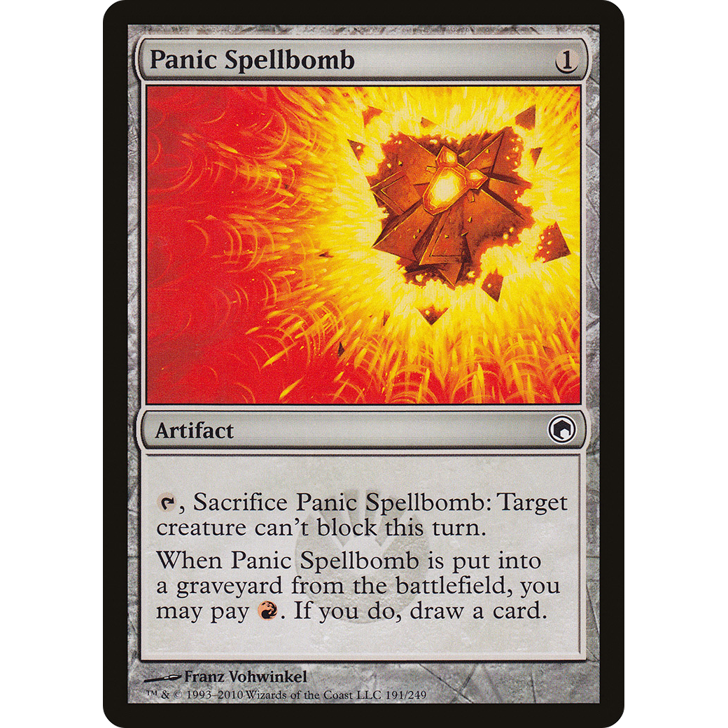 Panic Spellbomb (SOM-191) - Scars of Mirrodin Foil