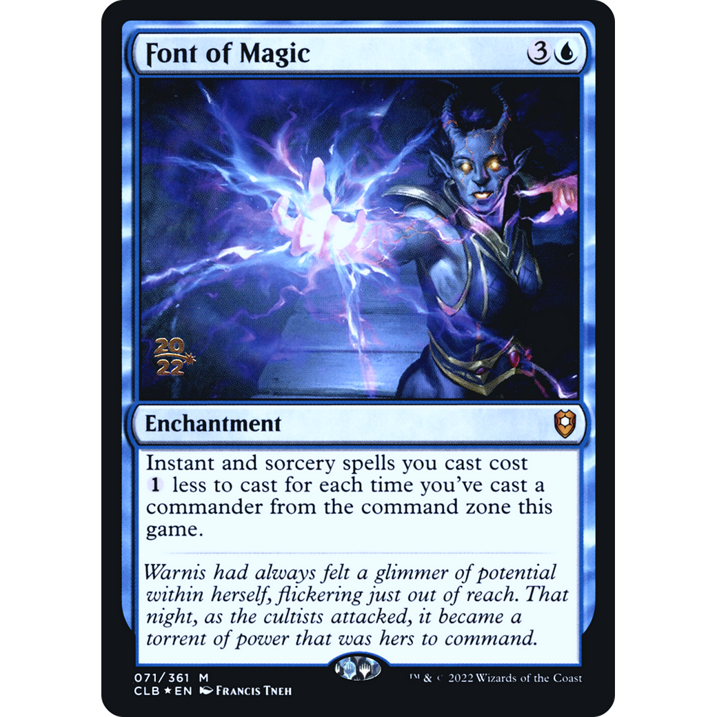 Font of Magic (PRE-71S) - Battle for Baldur's Gate Promos Foil