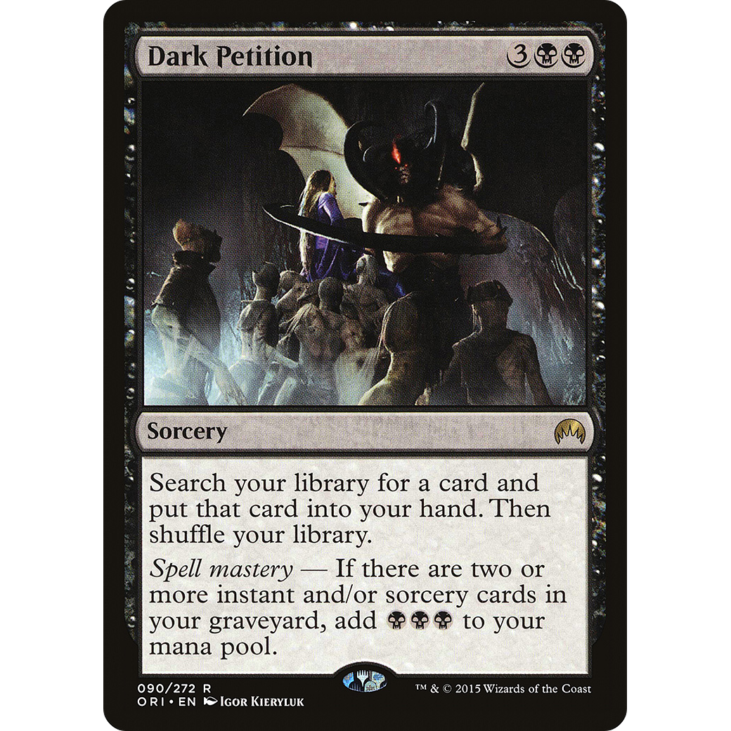 Dark Petition (ORI-090) - Magic Origins Foil