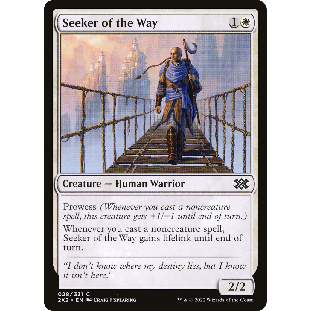 Seeker of the Way (2X2-028) - Double Masters 2022