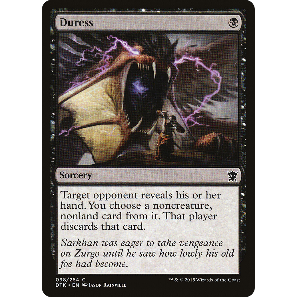 Duress (DTK-098) - Dragons of Tarkir Foil