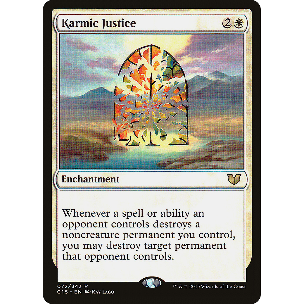 Karmic Justice (C15-072) - Commander 2015