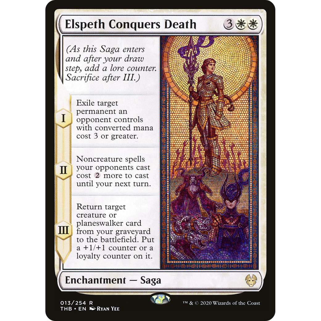 Elspeth Conquers Death (THB-013) - Theros Beyond Death Foil