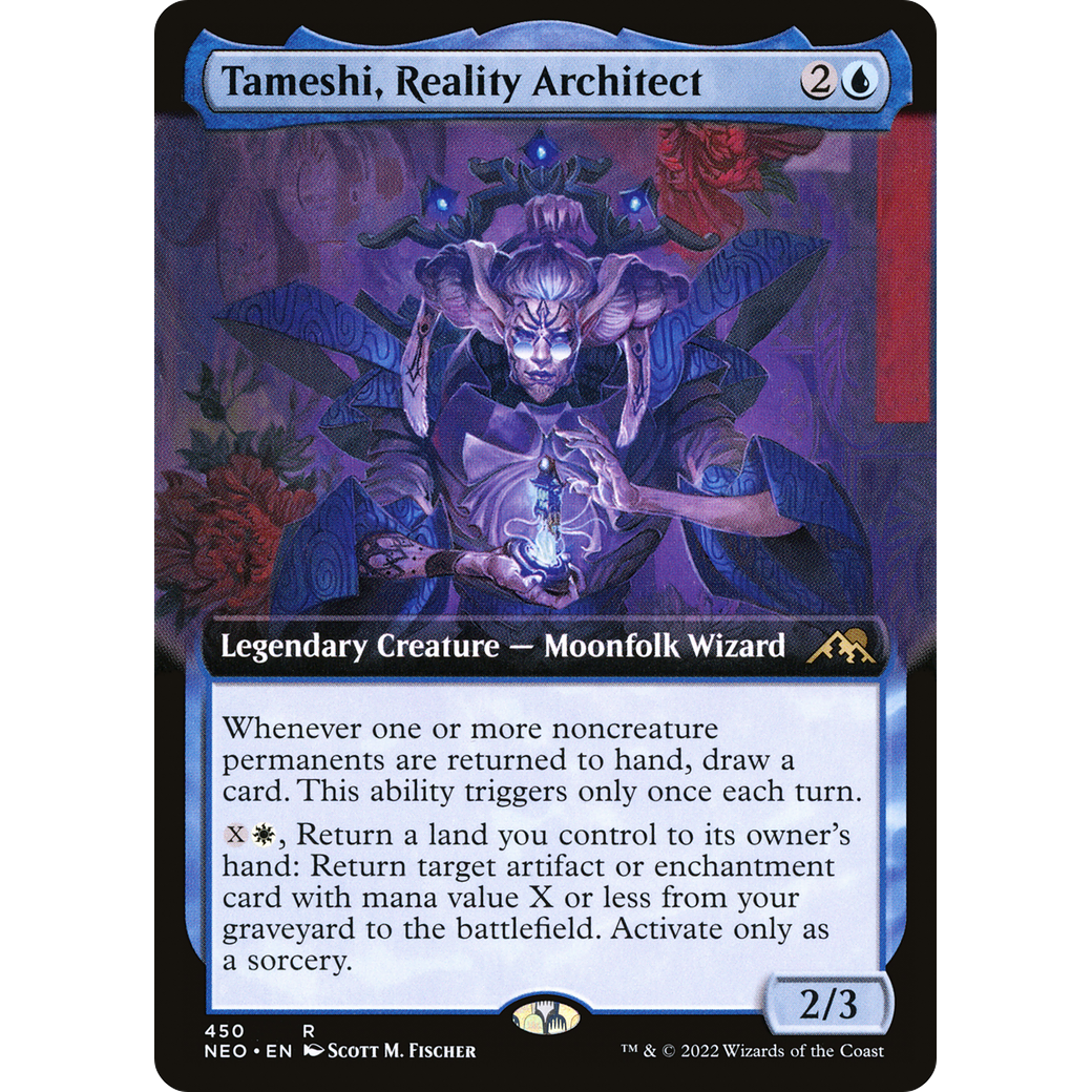 Tameshi, Reality Architect (NEO-450) - Kamigawa: Neon Dynasty: (Extended Art)