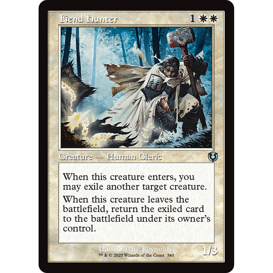 Fiend Hunter (INR-340) - Innistrad Remastered Foil