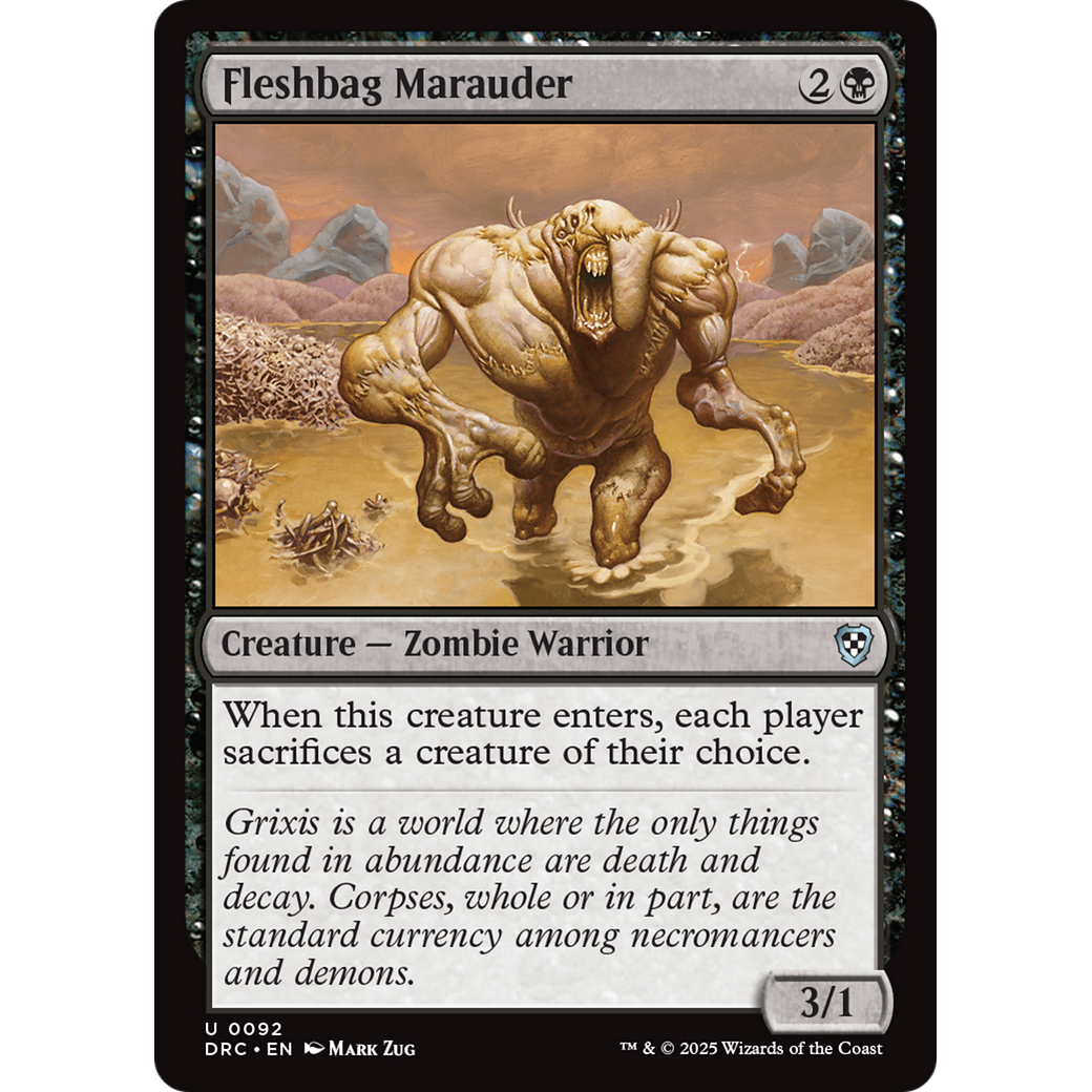 Fleshbag Marauder (DRC-092) - Commander: Aetherdrift