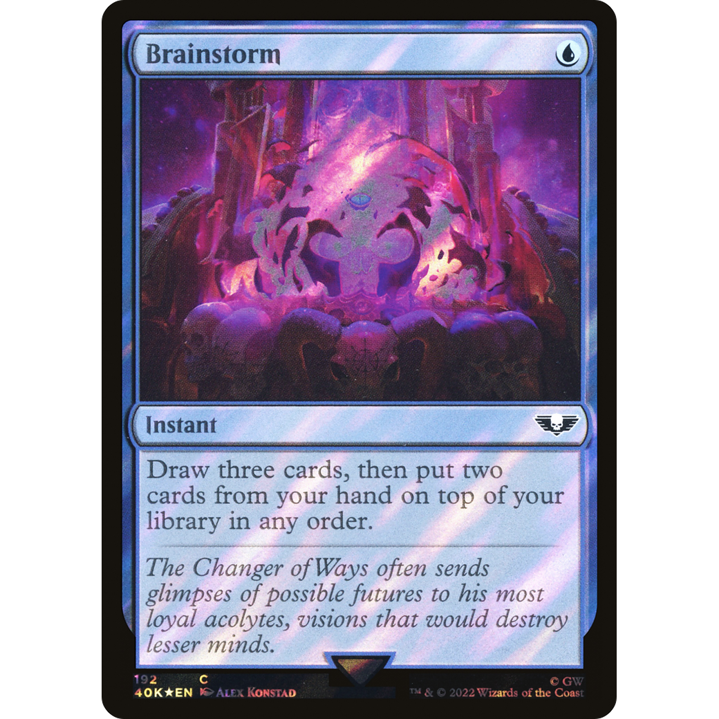 Brainstorm (40K-192) - Warhammer 40,000 Commander Foil