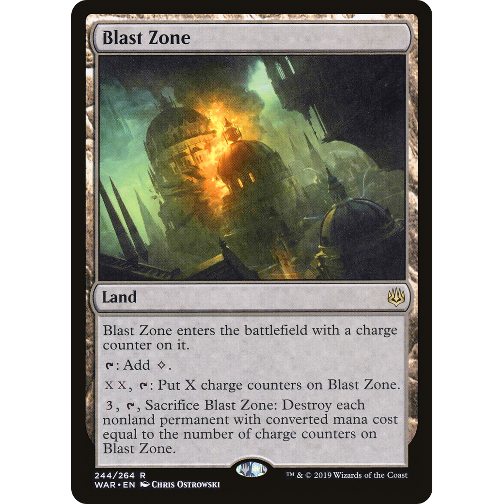 Blast Zone (WAR-244) - War of the Spark Foil