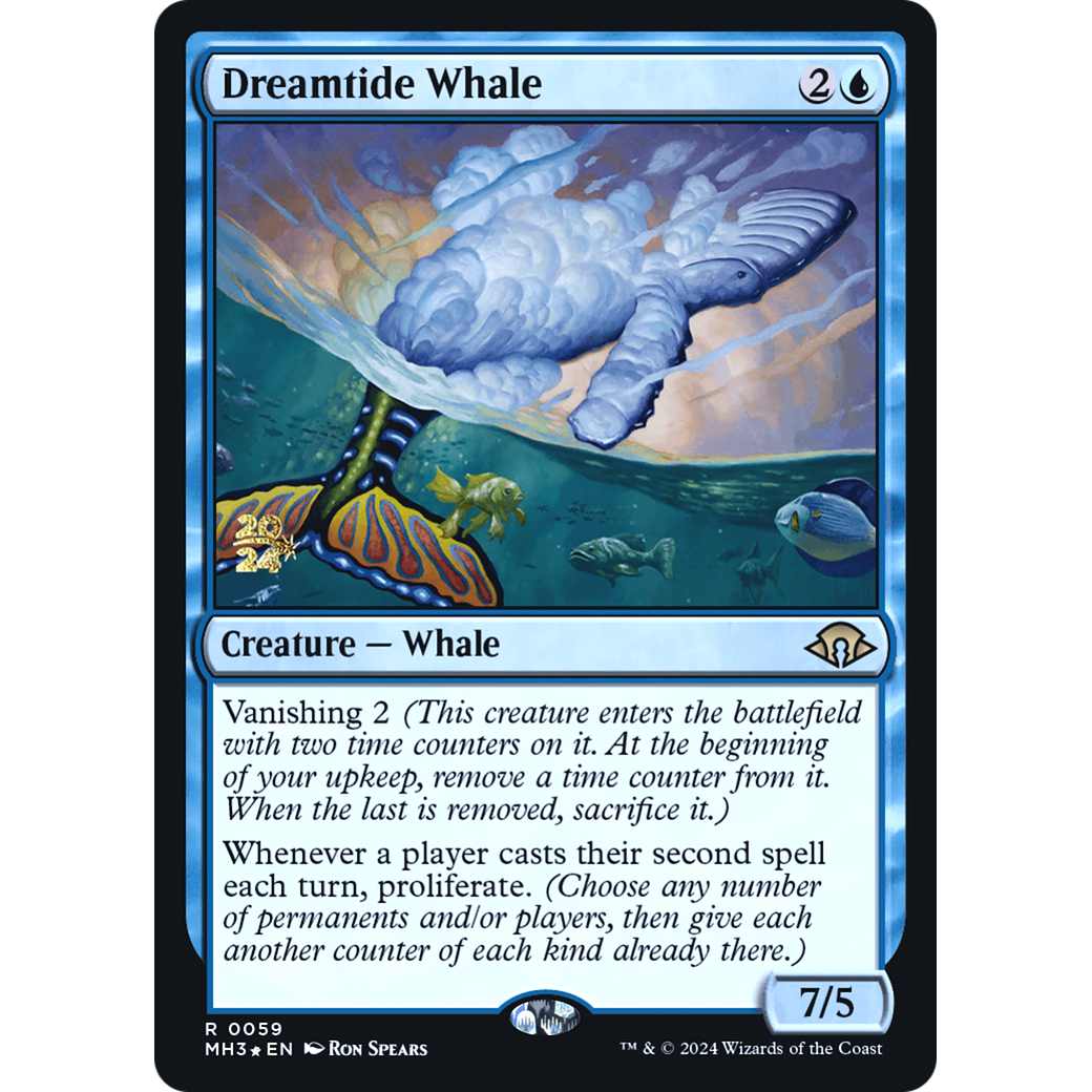Dreamtide Whale (PRE-59S) - Modern Horizons 3 Promos Foil