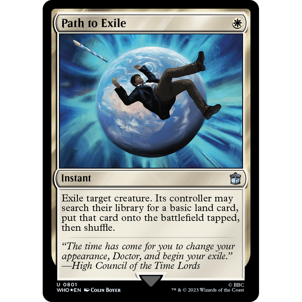 Path to Exile (Surge Foil) (WHO-801) - Doctor Who Foil