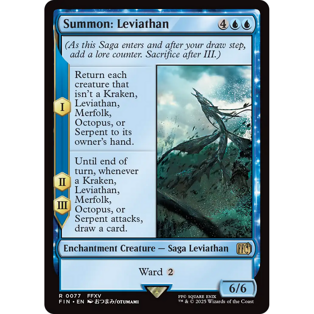 Summon: Leviathan (FIN-077) - FINAL FANTASY: (enchantment)